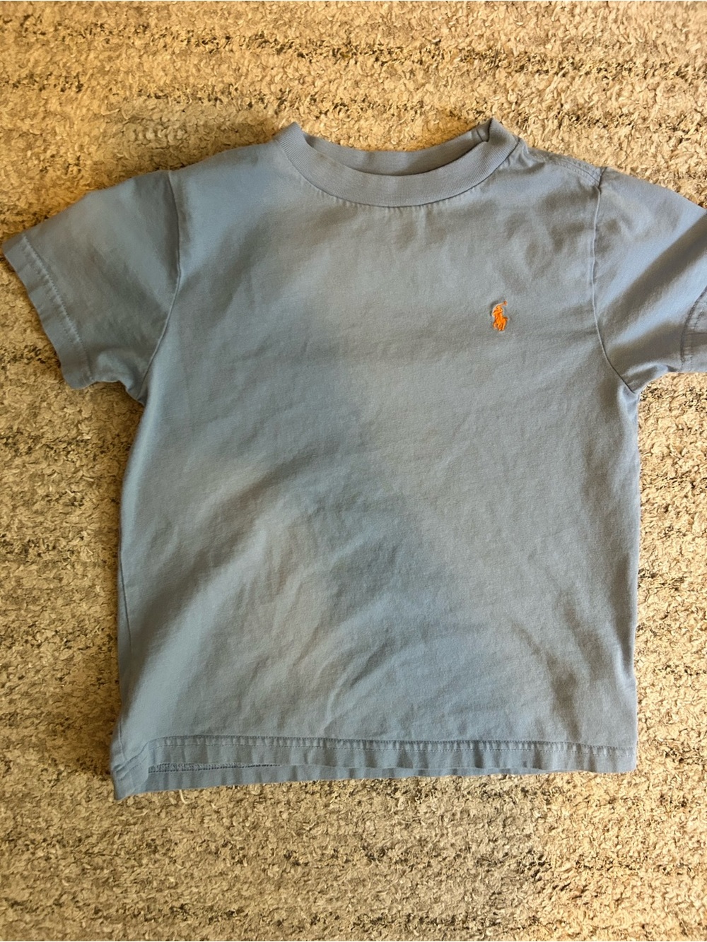 Boys Polo Ralph Lauren Tee Size 5 Blue Orange
